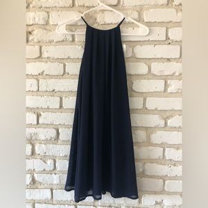 Mini dark navy dress